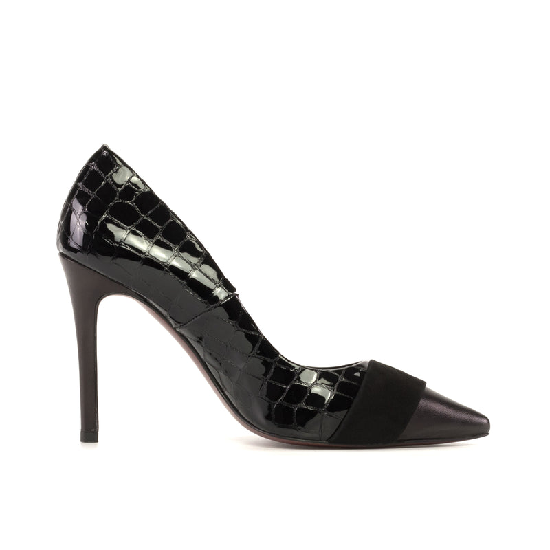 The Gwennie Braided Heel In Black • Impressions Online Boutique